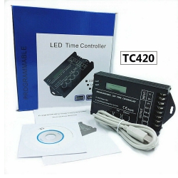 TC420 Kontroler programowalny oświetlenia LED 12/24V 20A 5 kanałów